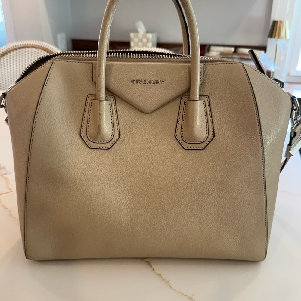 Givenchy Beige Leather Handbag